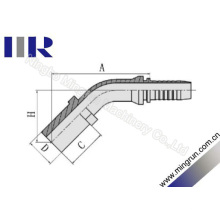 45 Grad Ellenbogen Metric Standrohr Schlauchverschraubung (50041)